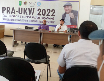 Sebelum UKW Besok, Peserta Antusias Mengikuti Pra UKW PWI Riau